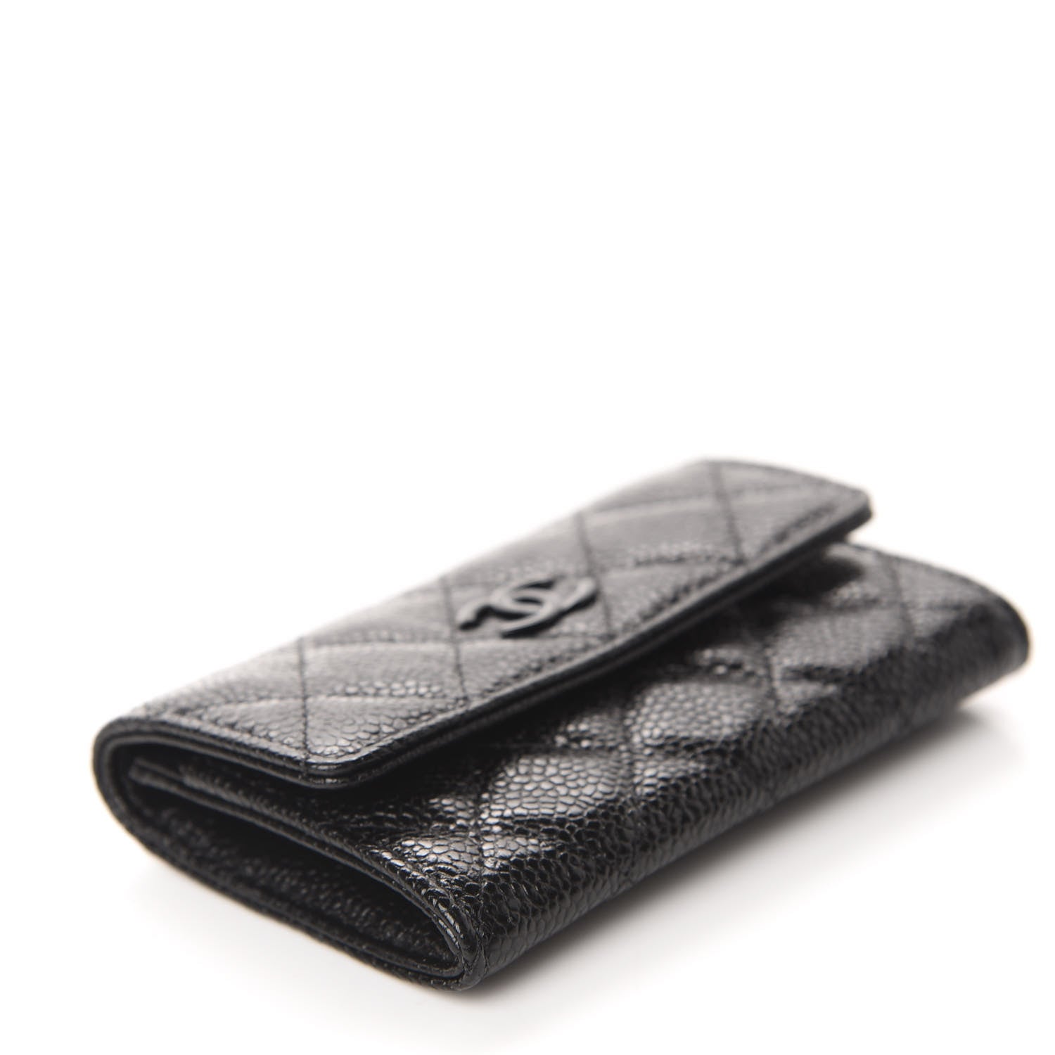 Chanel Caviar Quilted Incognito Flap Card Holder Black 4 of 9