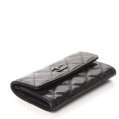 Chanel Caviar Quilted Incognito Flap Card Holder Black 4 of 9