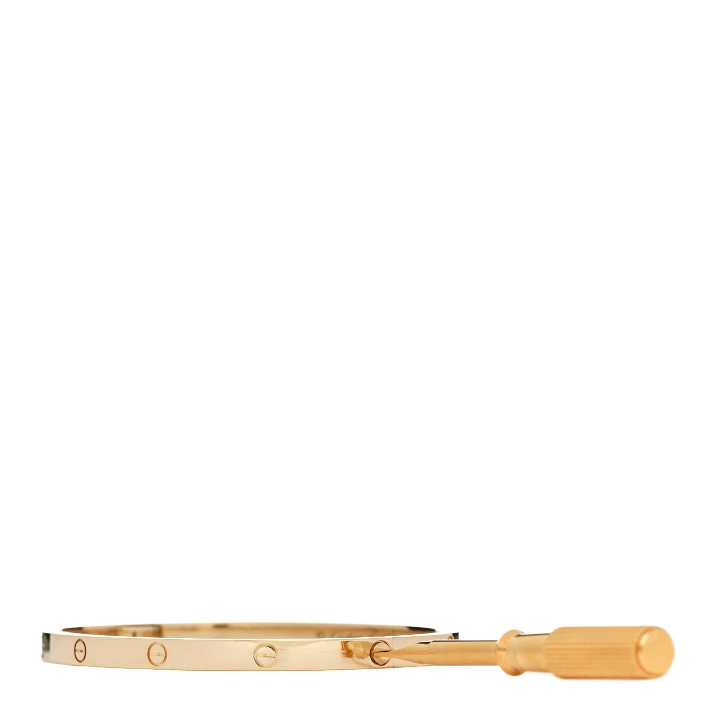 18K Yellow Gold Small LOVE Bracelet 16