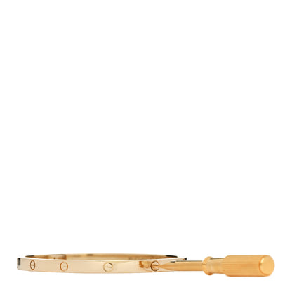 Cartier 18K Yellow Gold Small LOVE Bracelet 16 3 of 8
