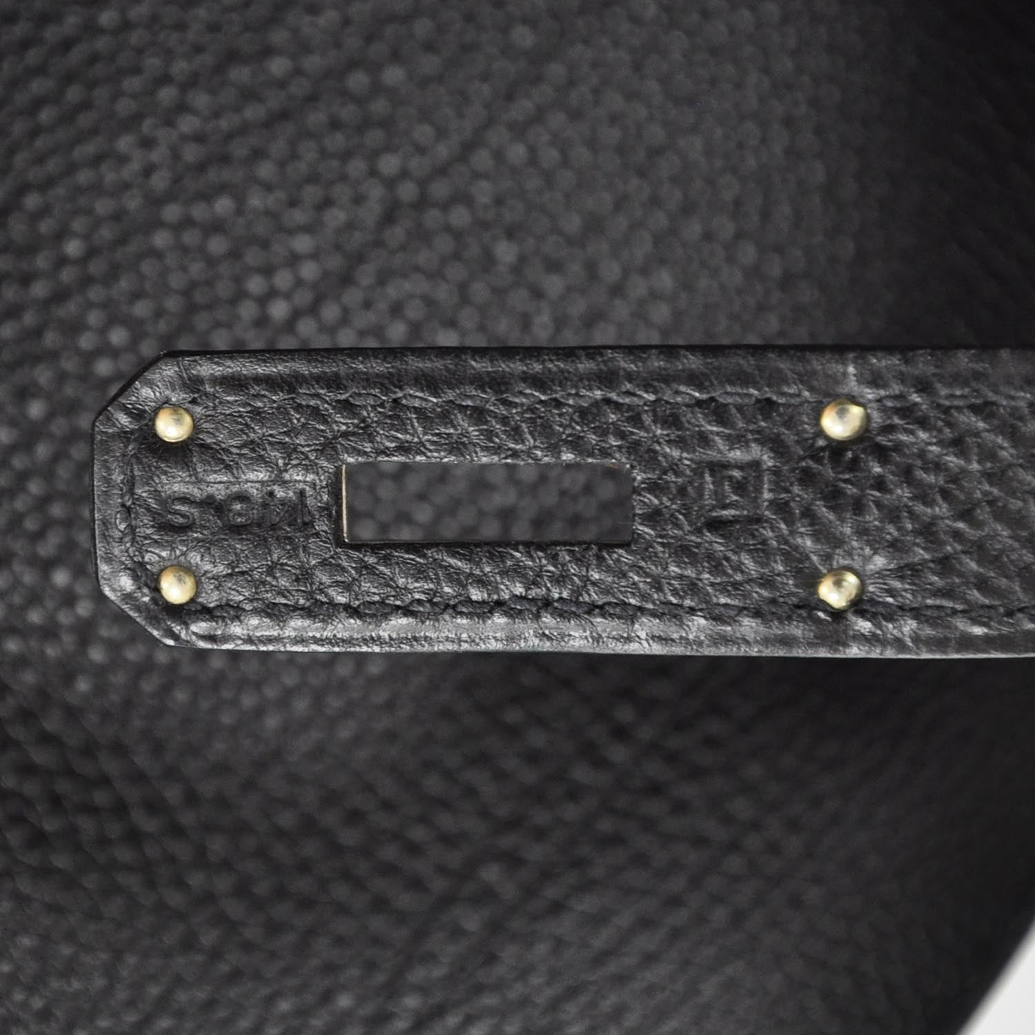 Hermes Togo Kelly 35 Black 8 of 9