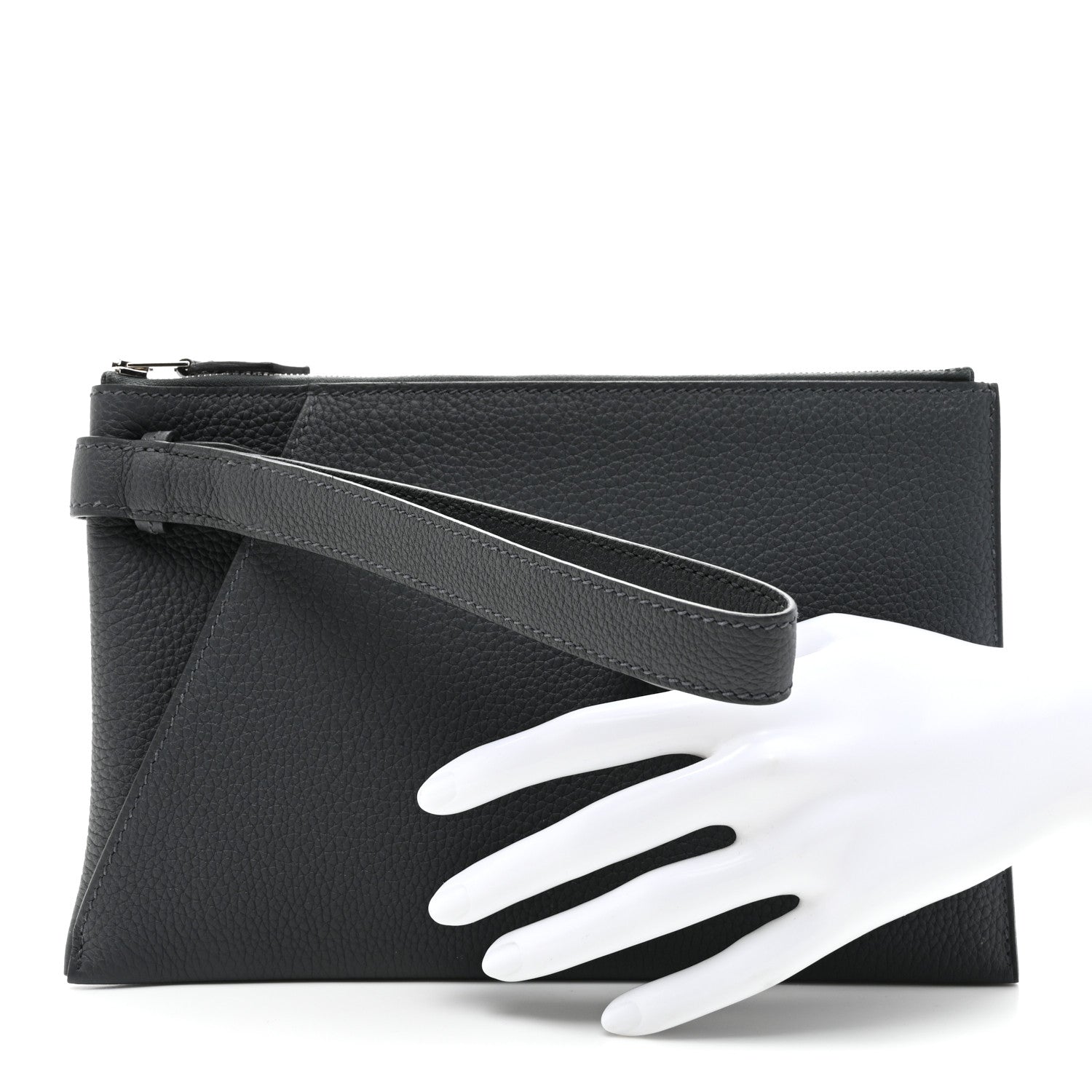 Hermes Togo Cabavertige 24 Pouch Gris Misty 2 of 9