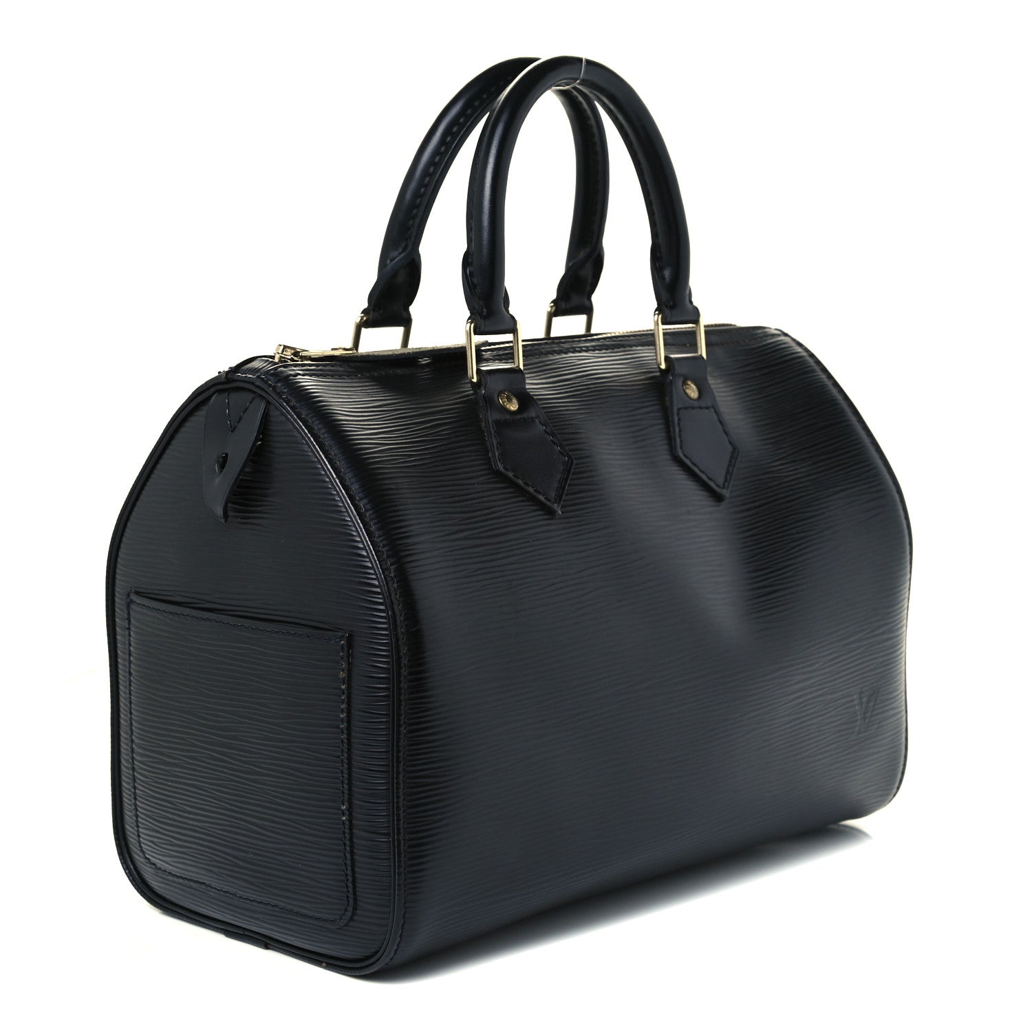 Louis Vuitton Epi Speedy 25 Black 3 of 11