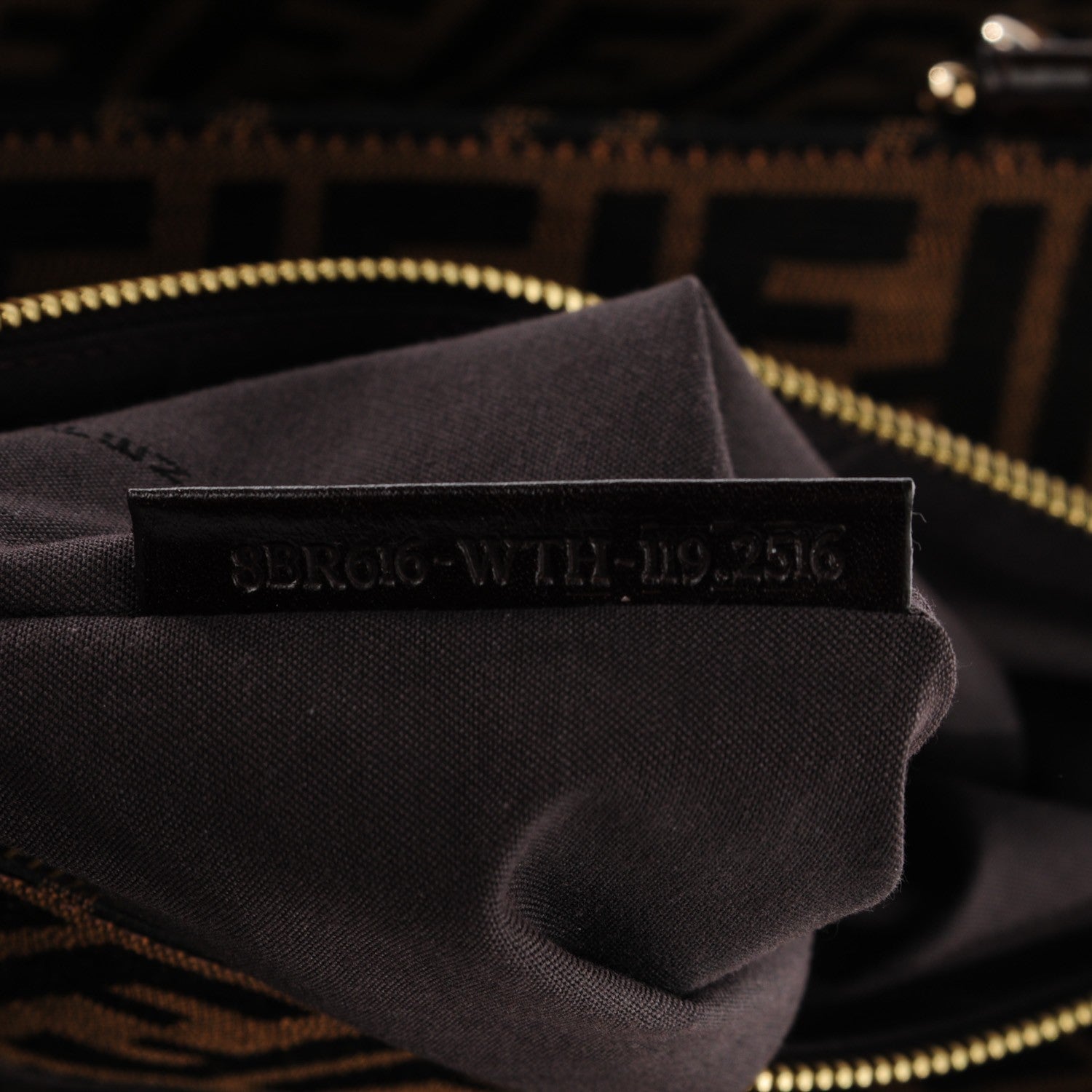 Fendi Zucca Mia Tote Tobacco 7 of 9