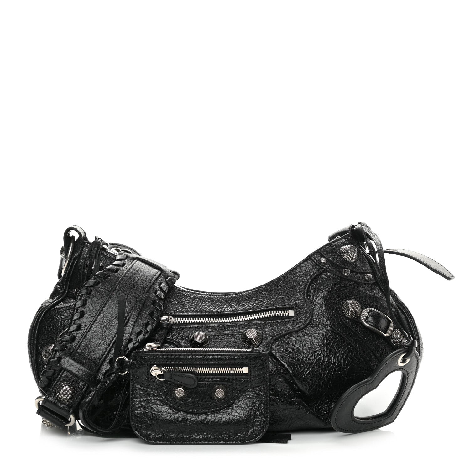 Balenciaga Agneau Arena Small Le Cagole Shoulder Bag Black 1 of 11