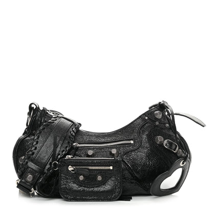 Balenciaga Agneau Arena Small Le Cagole Shoulder Bag Black 1 of 11