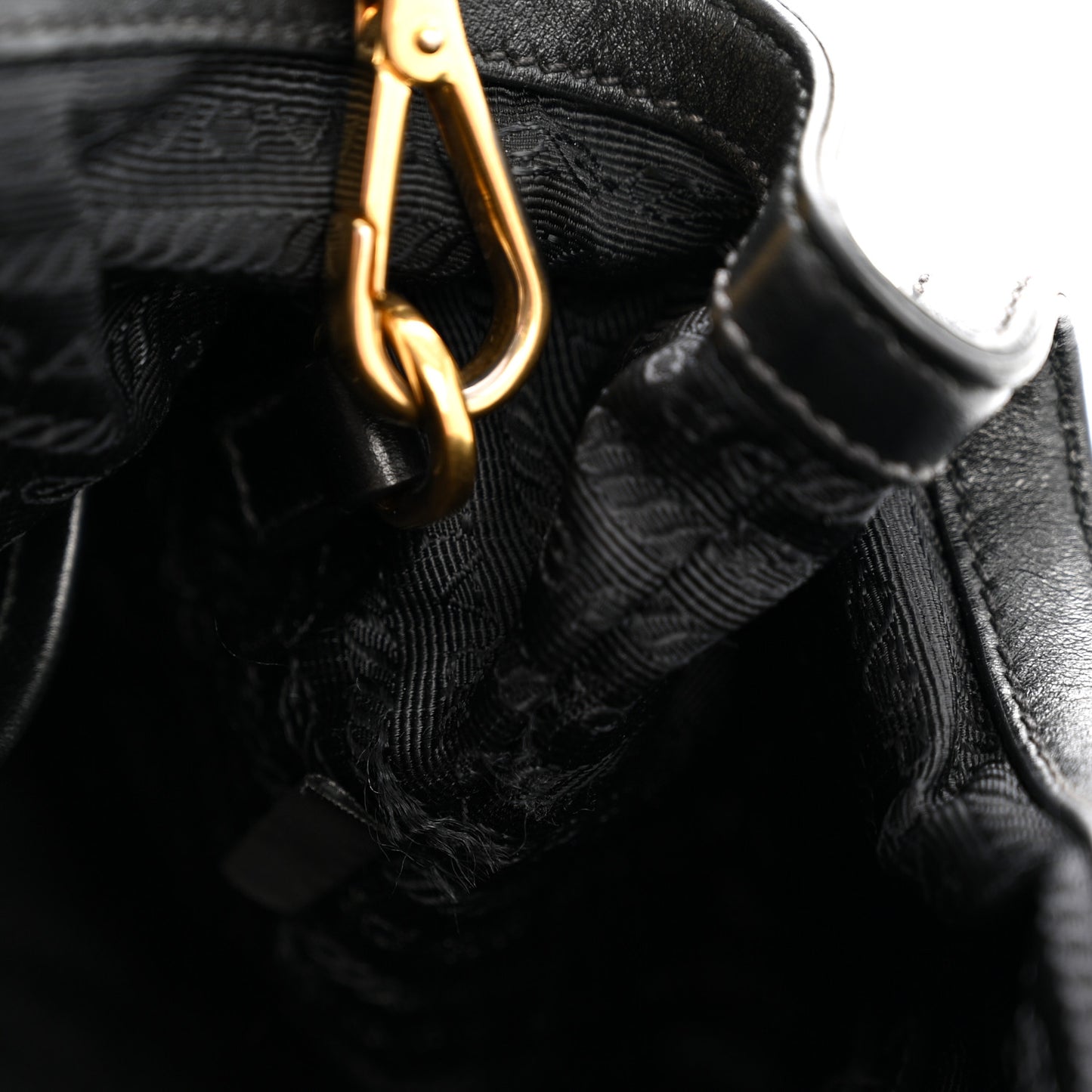 Tessuto Nylon Soft Calf Tote Black