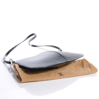 Louis Vuitton Epi Demi Lune Pochette Black 4 of 8