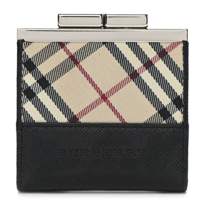 Burberry House Check Coin Purse Black 1 of 5