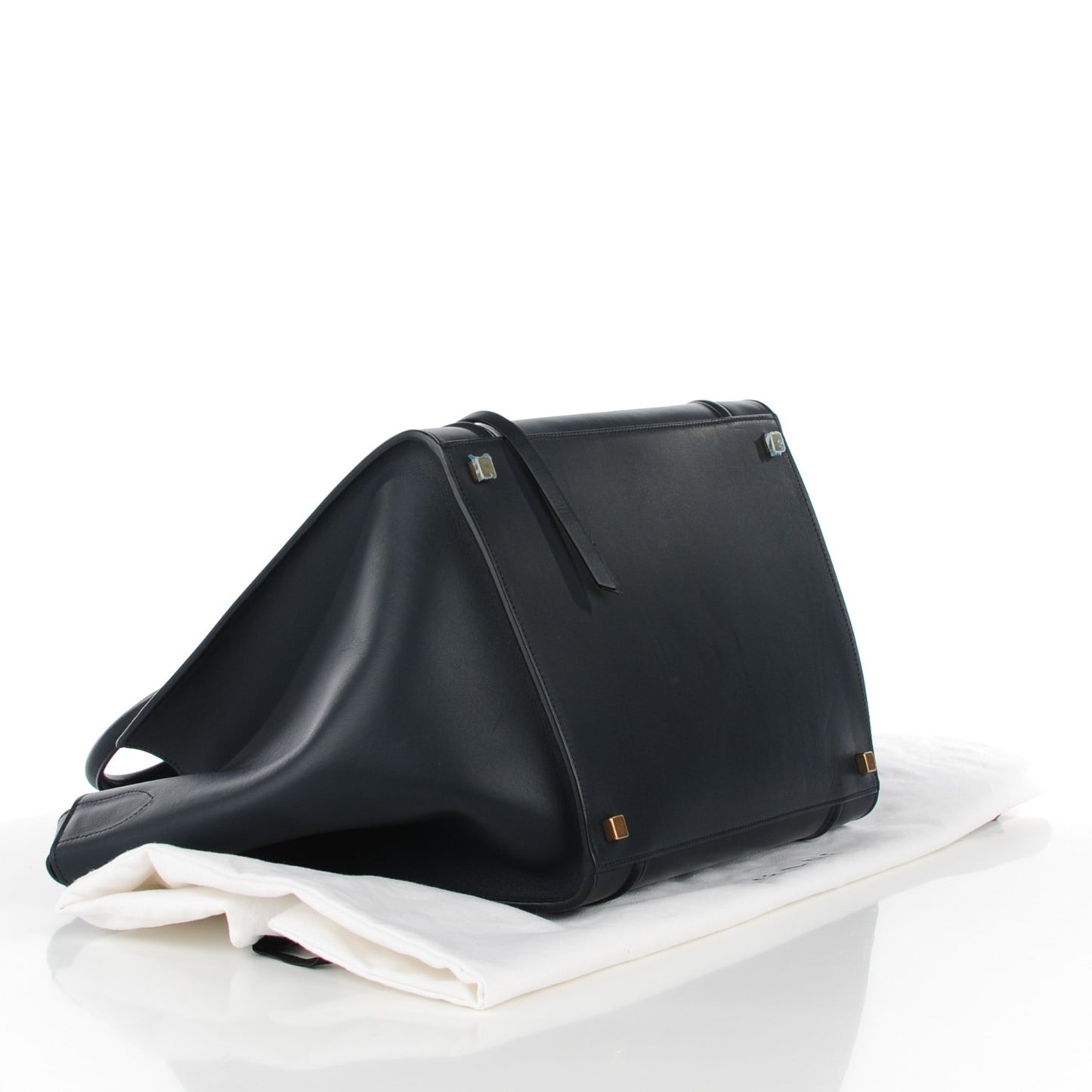 Smooth Calfskin Medium Phantom Luggage Navy Blue