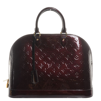 Louis Vuitton Vernis Alma GM Amarante 1 of 7