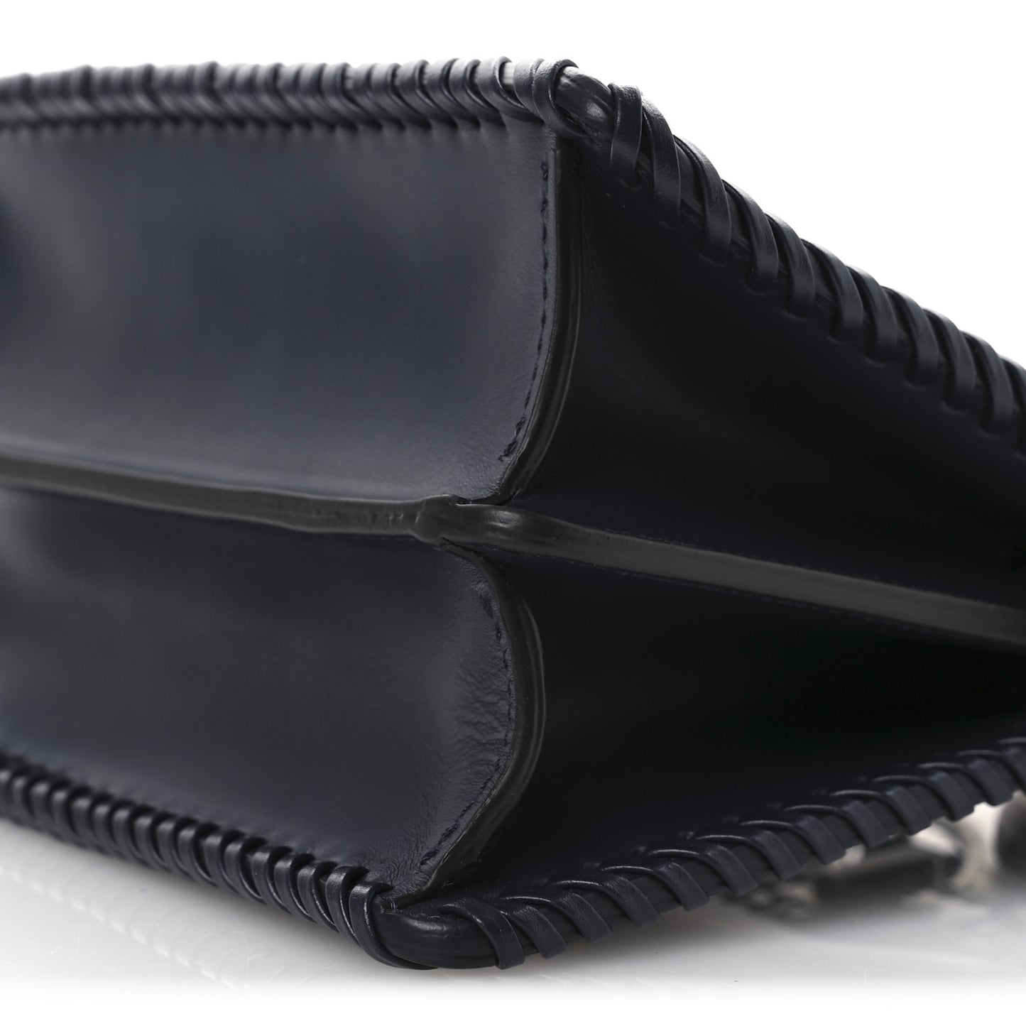Vitello King Shiny Nappa Intreccio Petite Peekaboo I SEE U Satchel Midnight