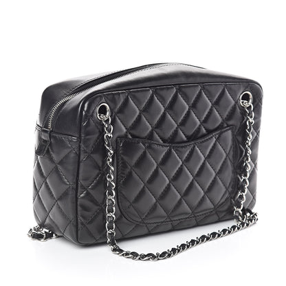 Chanel Lambskin Quilted Medium Camera Case Black 3 of 10