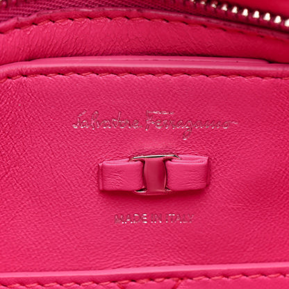 Salvatore Ferragamo Calfskin Small Viva Bow Shoulder Bag Hot Pink 7 of 11