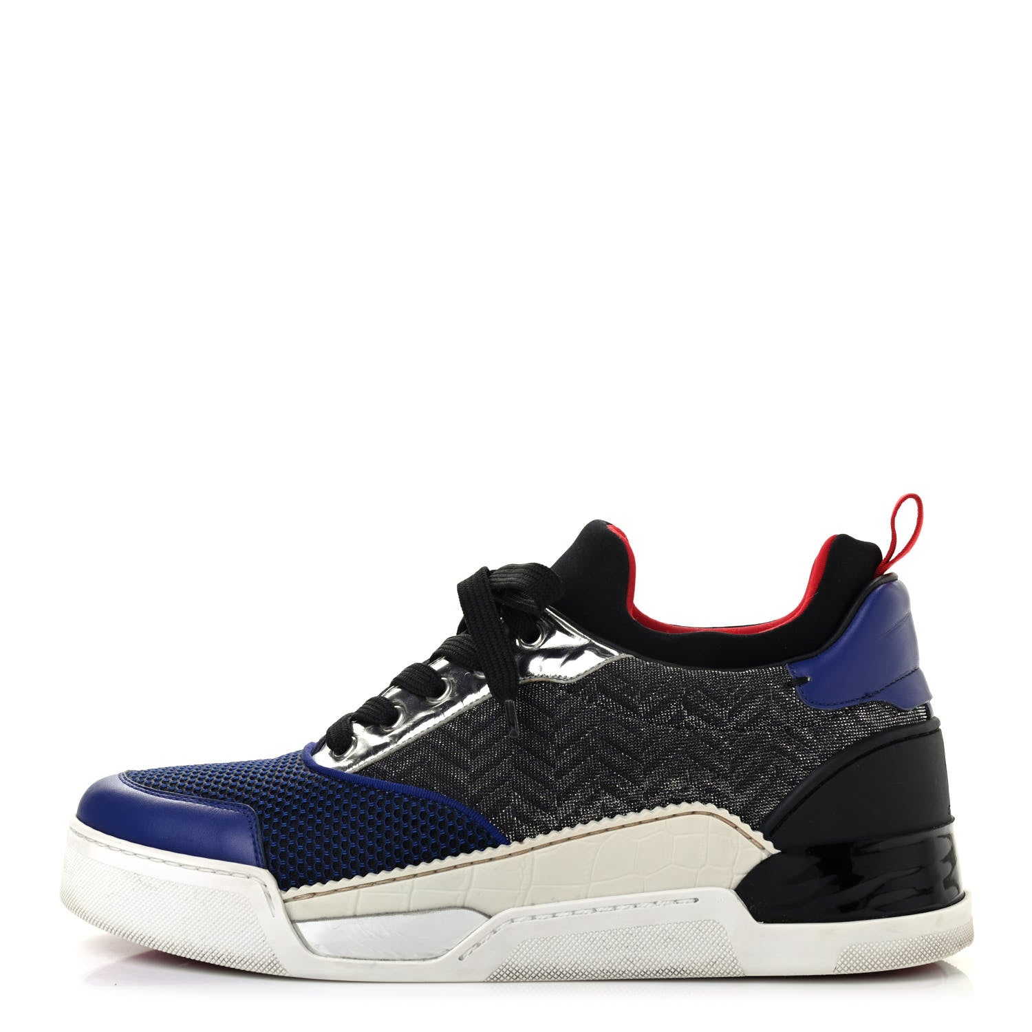 Christian Louboutin Calfskin Mesh Mens Aurelien Flat Sneakers 42 Multi 1 of 13