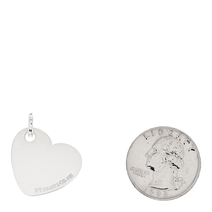 Tiffany Sterling Silver Return to Tiffany Heart Charm 2 of 3