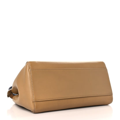 Fendi Nappa Colorblock Mini Peekaboo Iconic Satchel Cuoio Oceano Multicolor 4 of 9