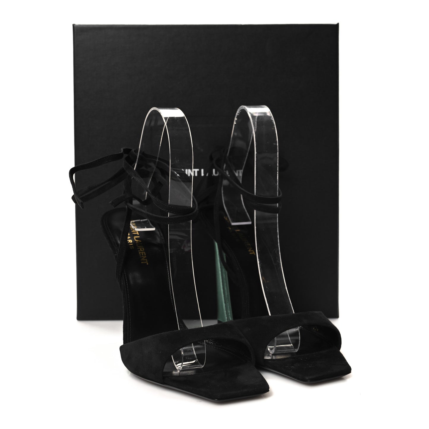Suede Paz 105 Ankle Strap Sandals 38 Hope Green