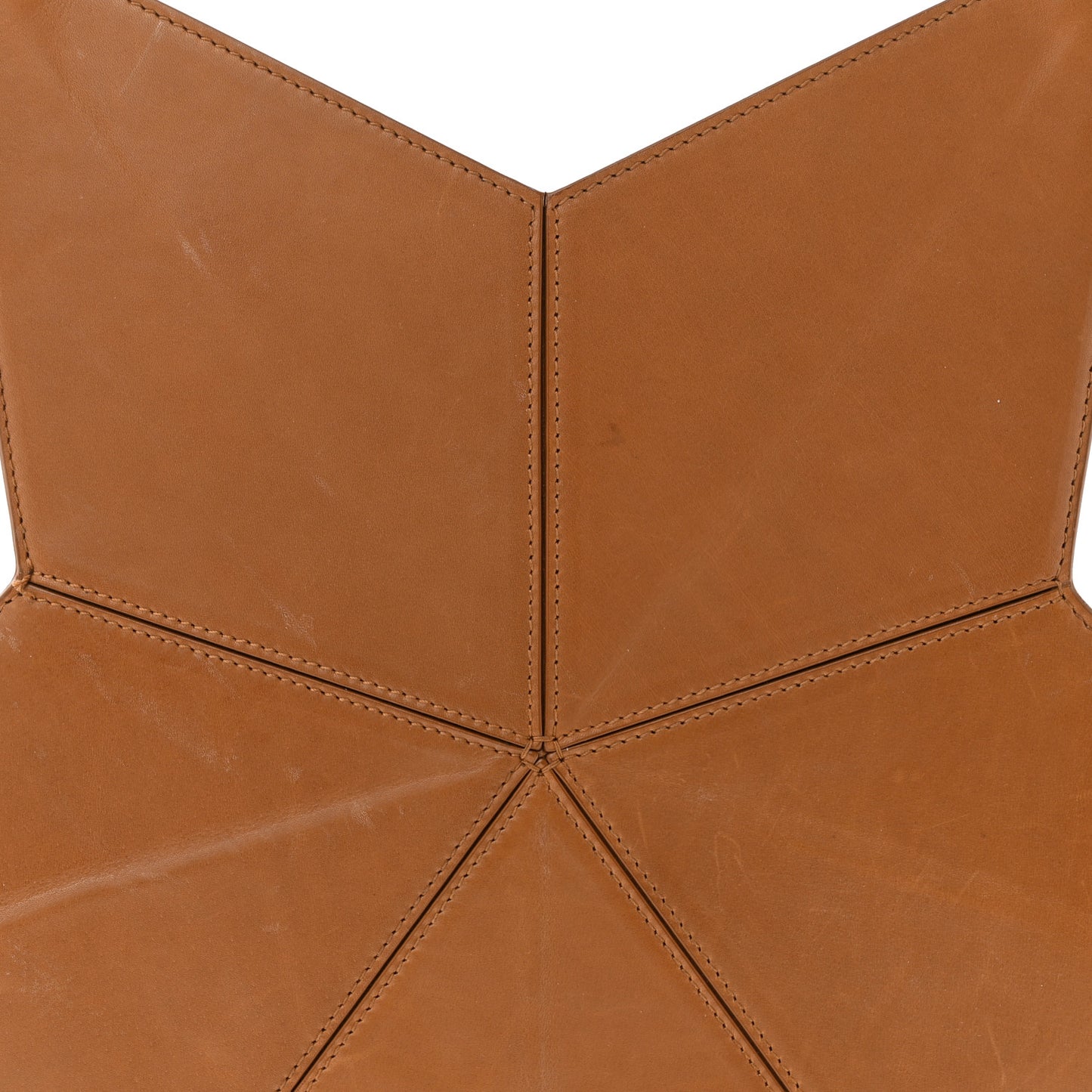 Vegetable Tanned Calfskin Astro Star Shoulder Bag Brown