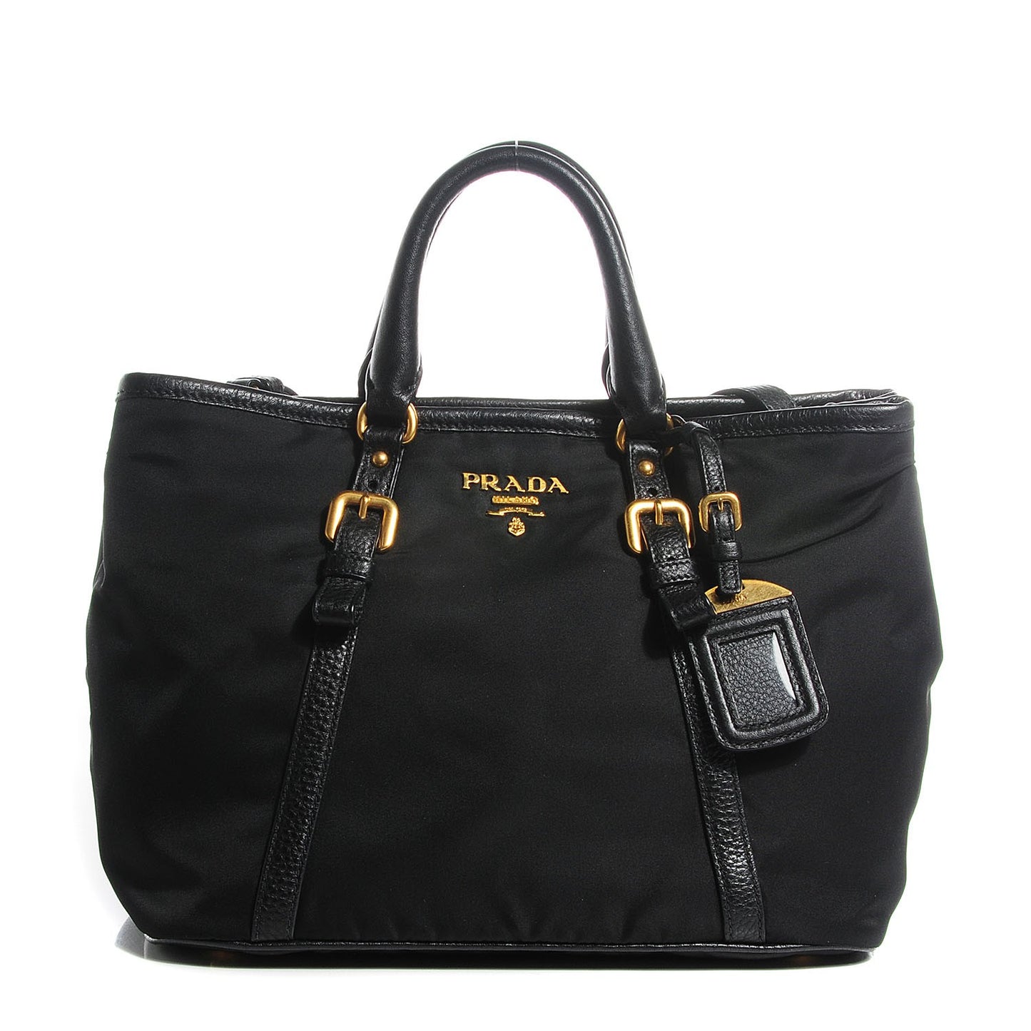 Tessuto Nylon Tote Nero Black