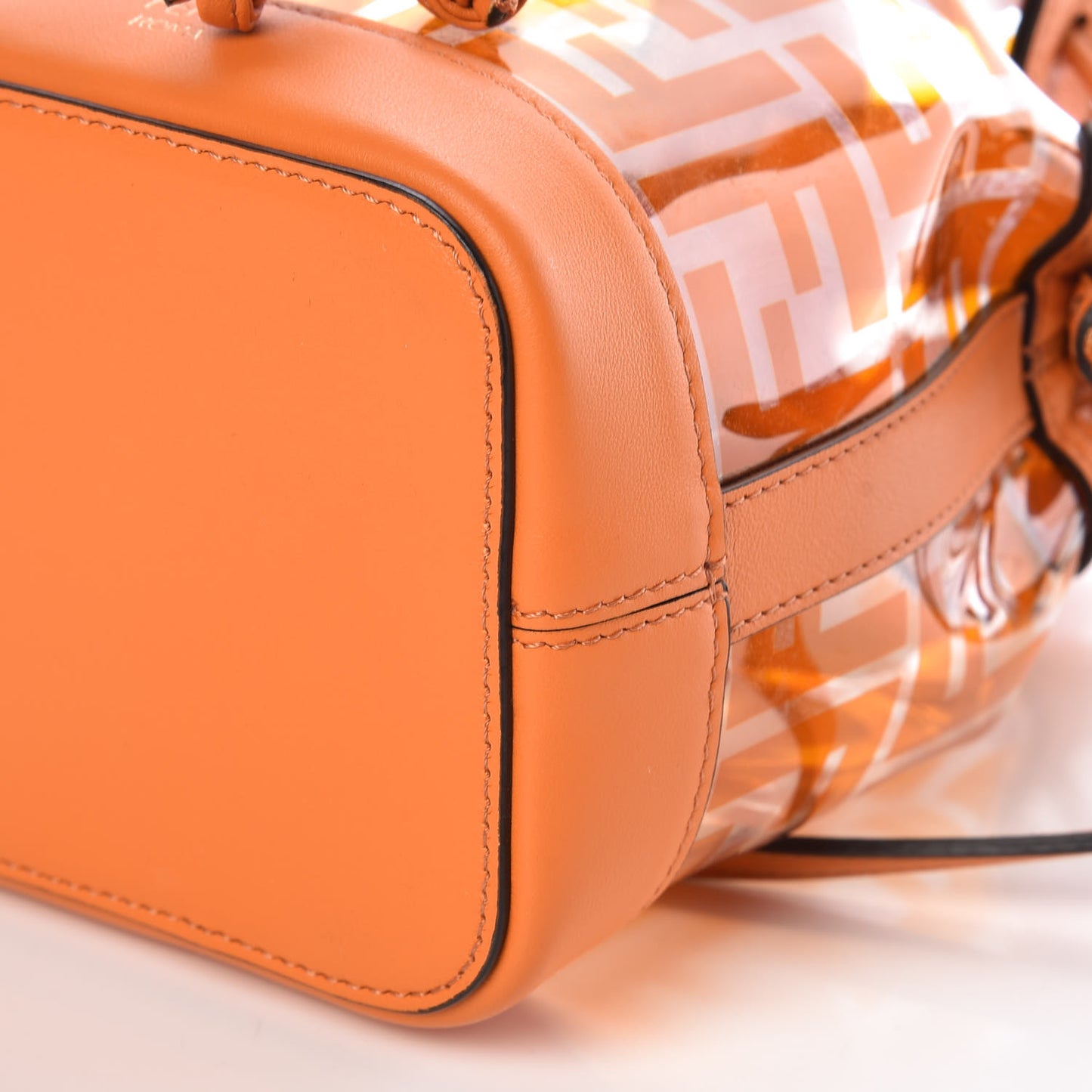 TPU FF Vitello Grace F is Fendi Mini Mon Tresor Bucket Bag Aranciata