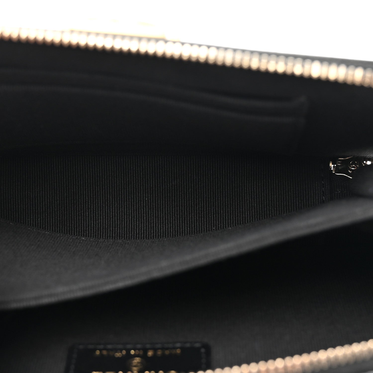 Chanel Caviar Quilted Boy Zip Phone Holder With Chain Black 6 of 12