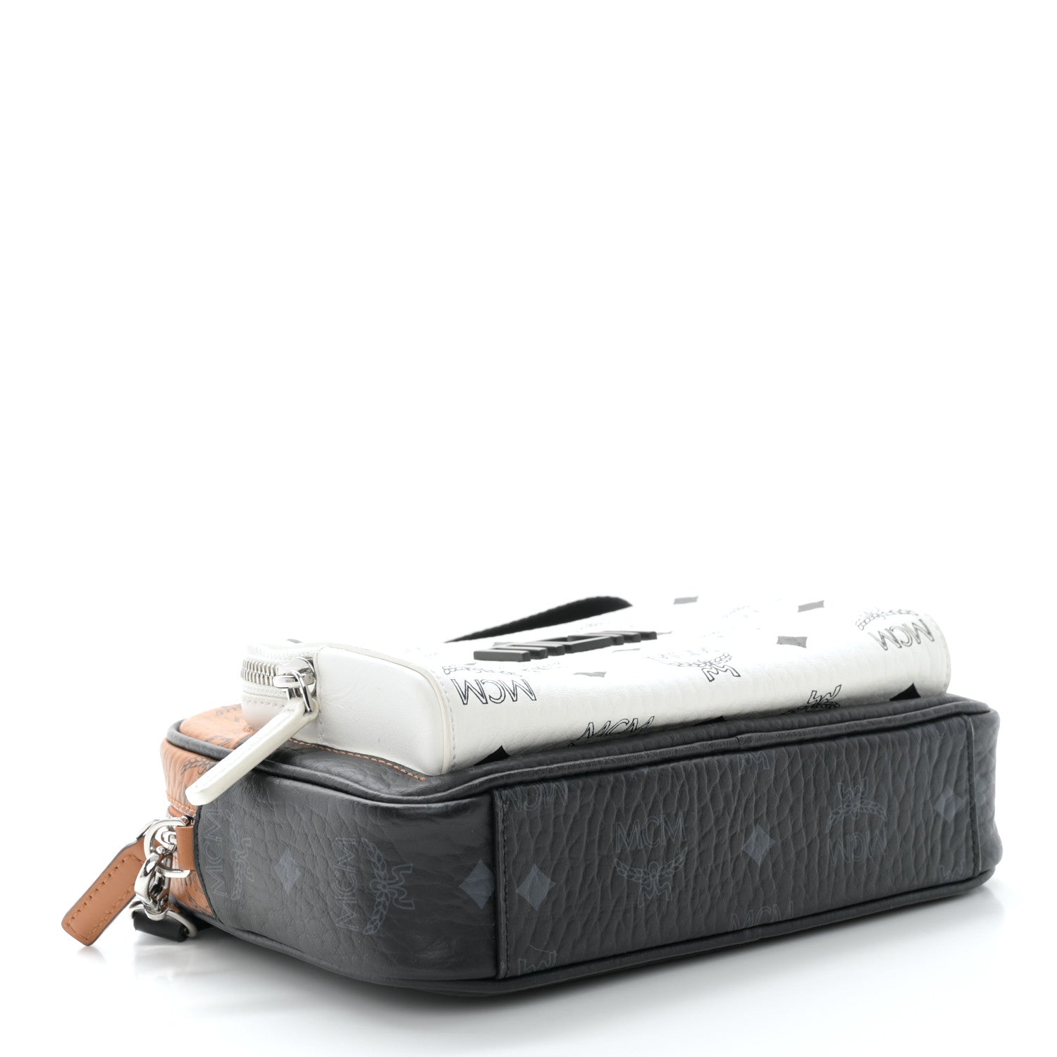 MCM Visetos Mix Small Klassik Crossbody White 4 of 10