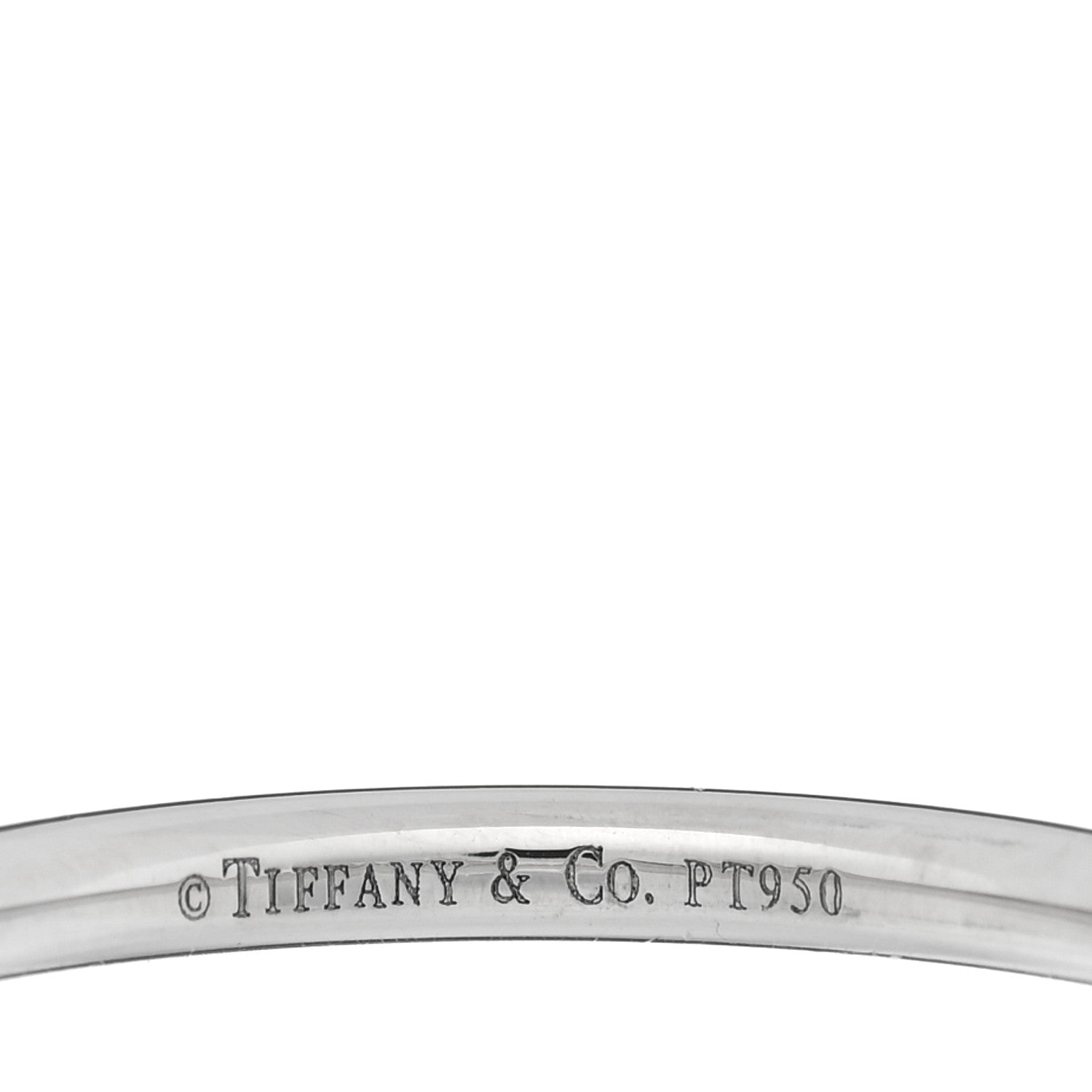 Tiffany Platinum 1.7mm Wedding Band Ring 50 5.5 4 of 4