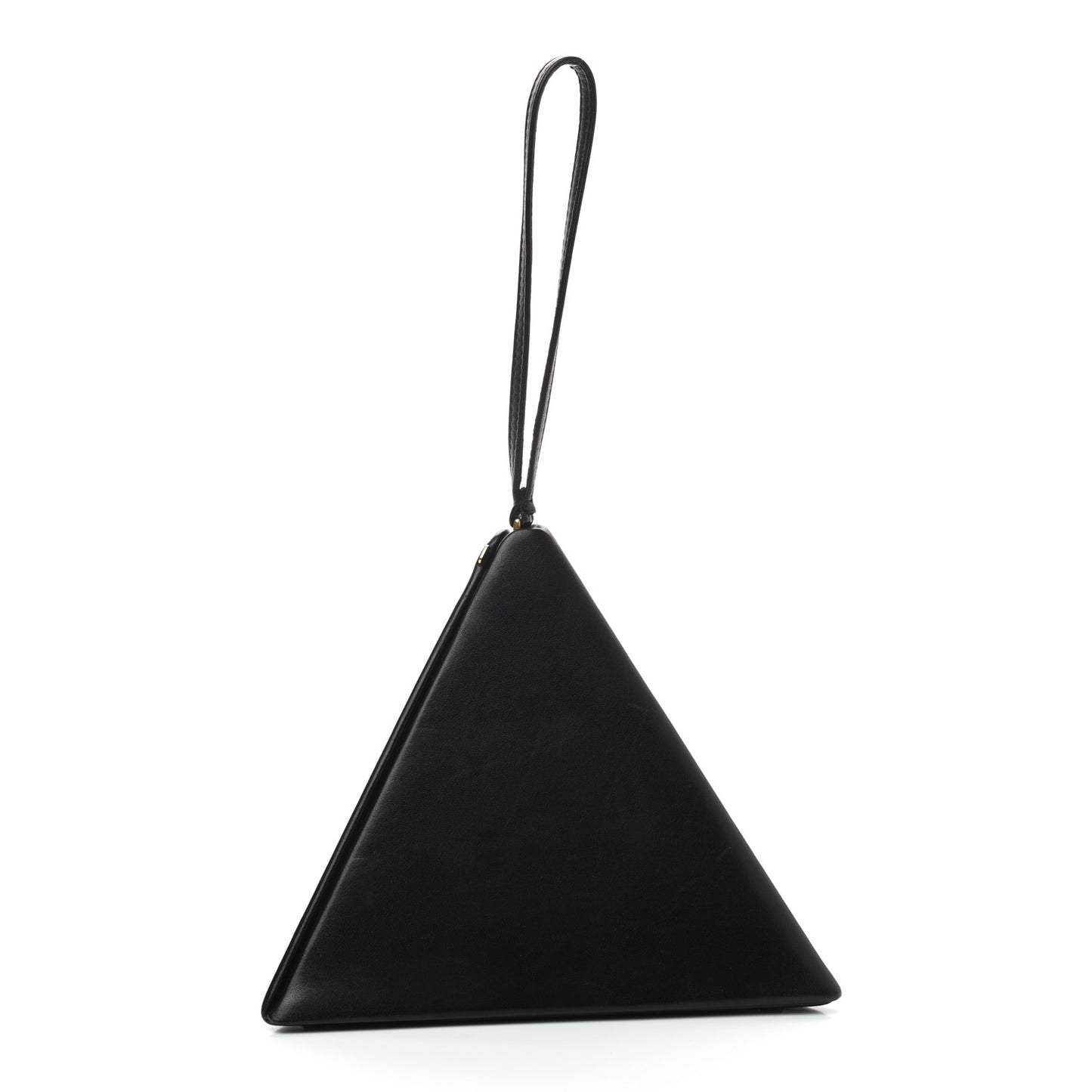 Lambskin Pyramid Clutch Black