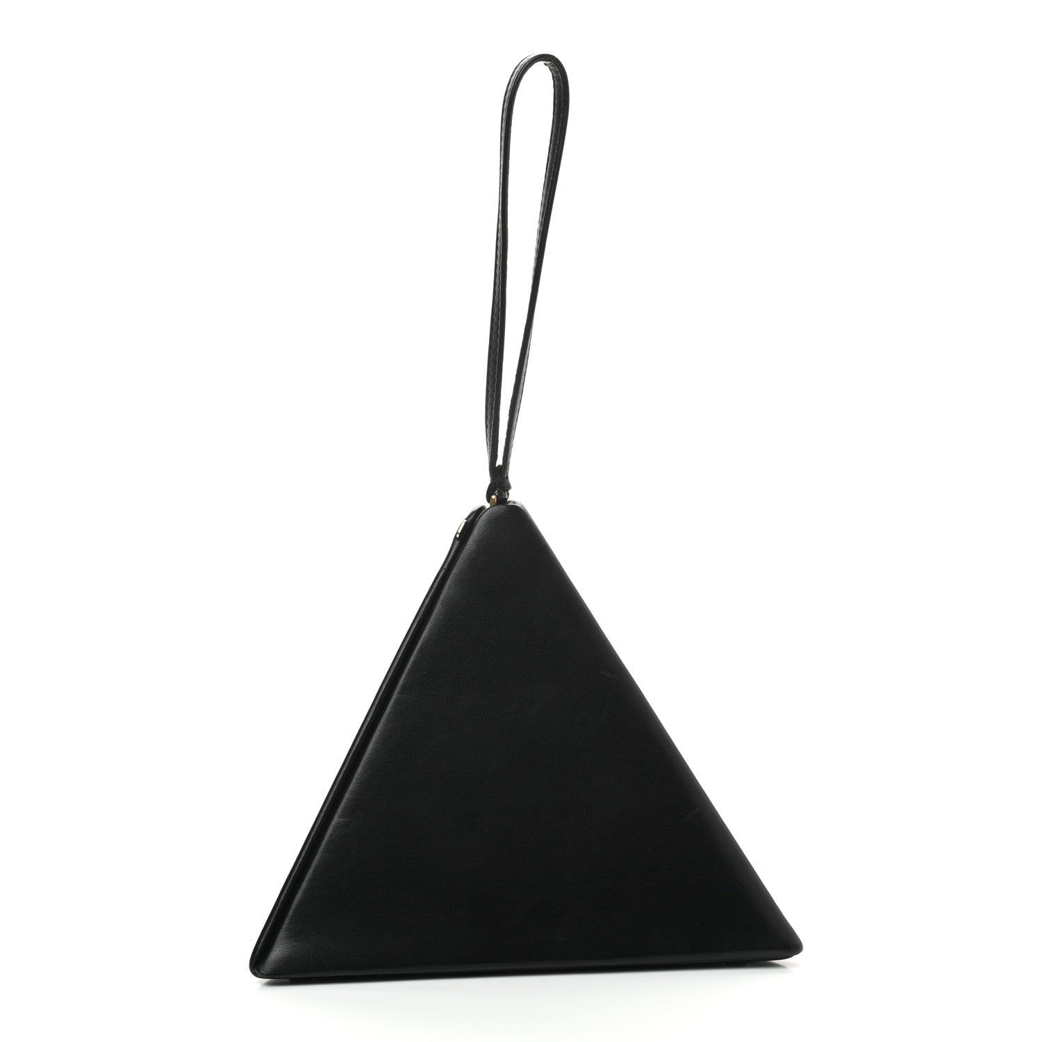 Saint Laurent Lambskin Pyramid Clutch Black 3 of 10