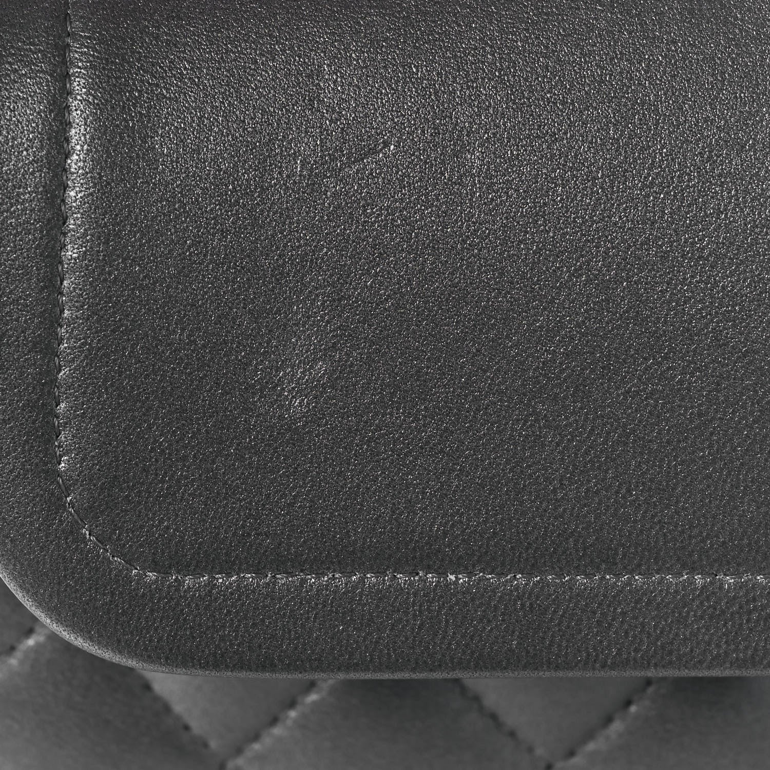 Chanel Metallic Lambskin Quilted Medium Double Flap Silver 13 of 14
