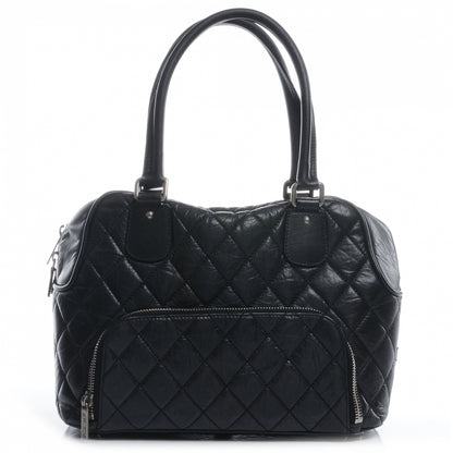 Chanel Distressed Lambskin Paris New York PNY Medium Travel Bag w Cover 1 of 8