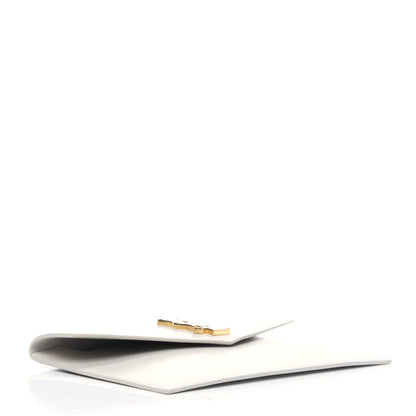 Saint Laurent Smooth Shiny Calfskin Uptown Pouch Crema Soft 4 of 9