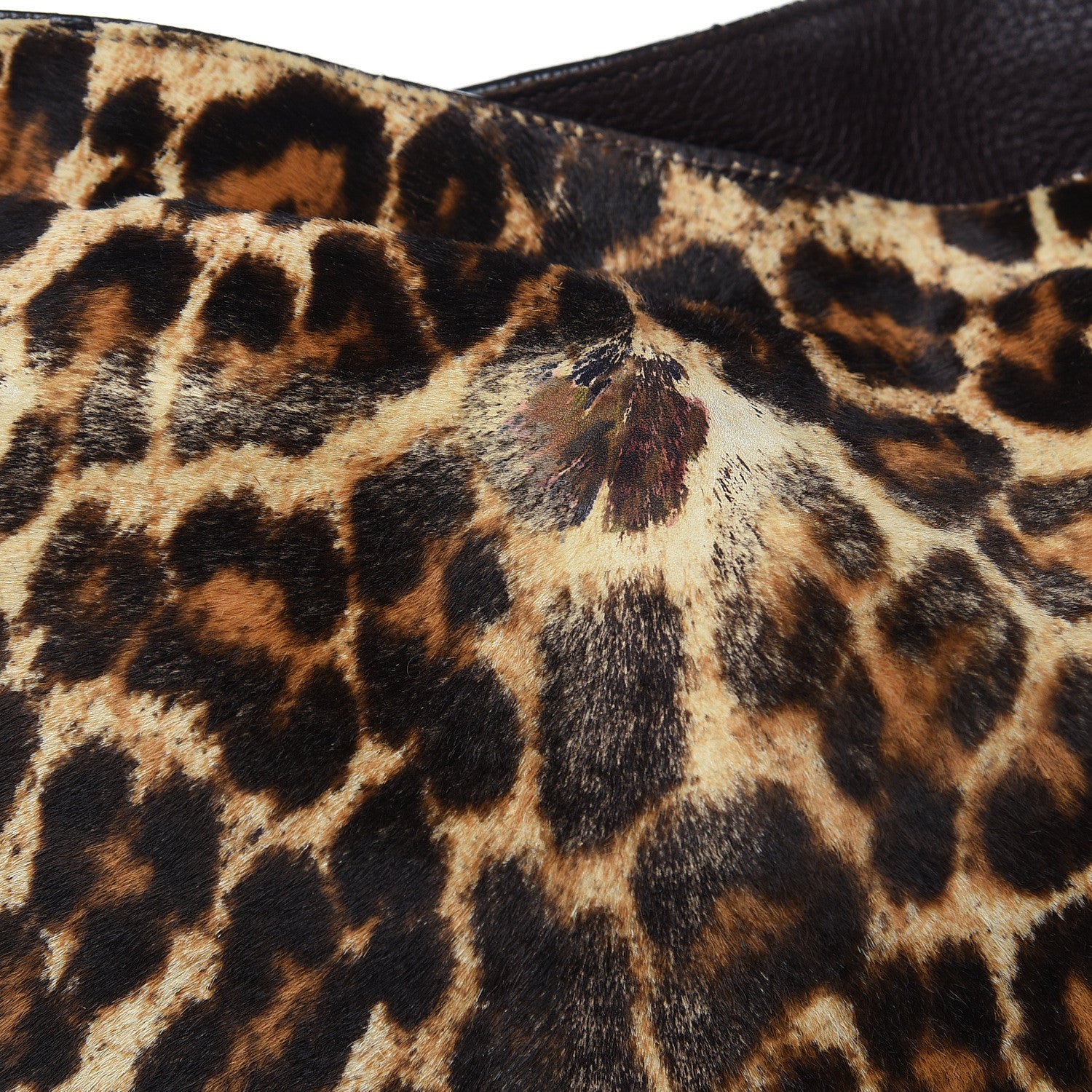 Prada Calf Hair Leopard Print Shoulder Bag Avorio 16 of 20