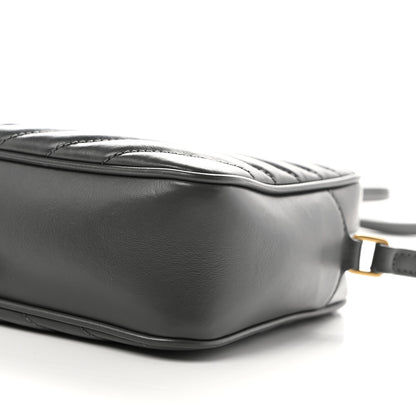 Saint Laurent Calfskin Matelasse Monogram Lou Camera Bag Storm 10 of 10