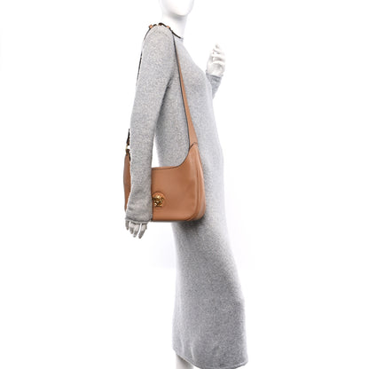 Versace Calfskin La Medusa Medium Hobo Crossbody Brown 2 of 9