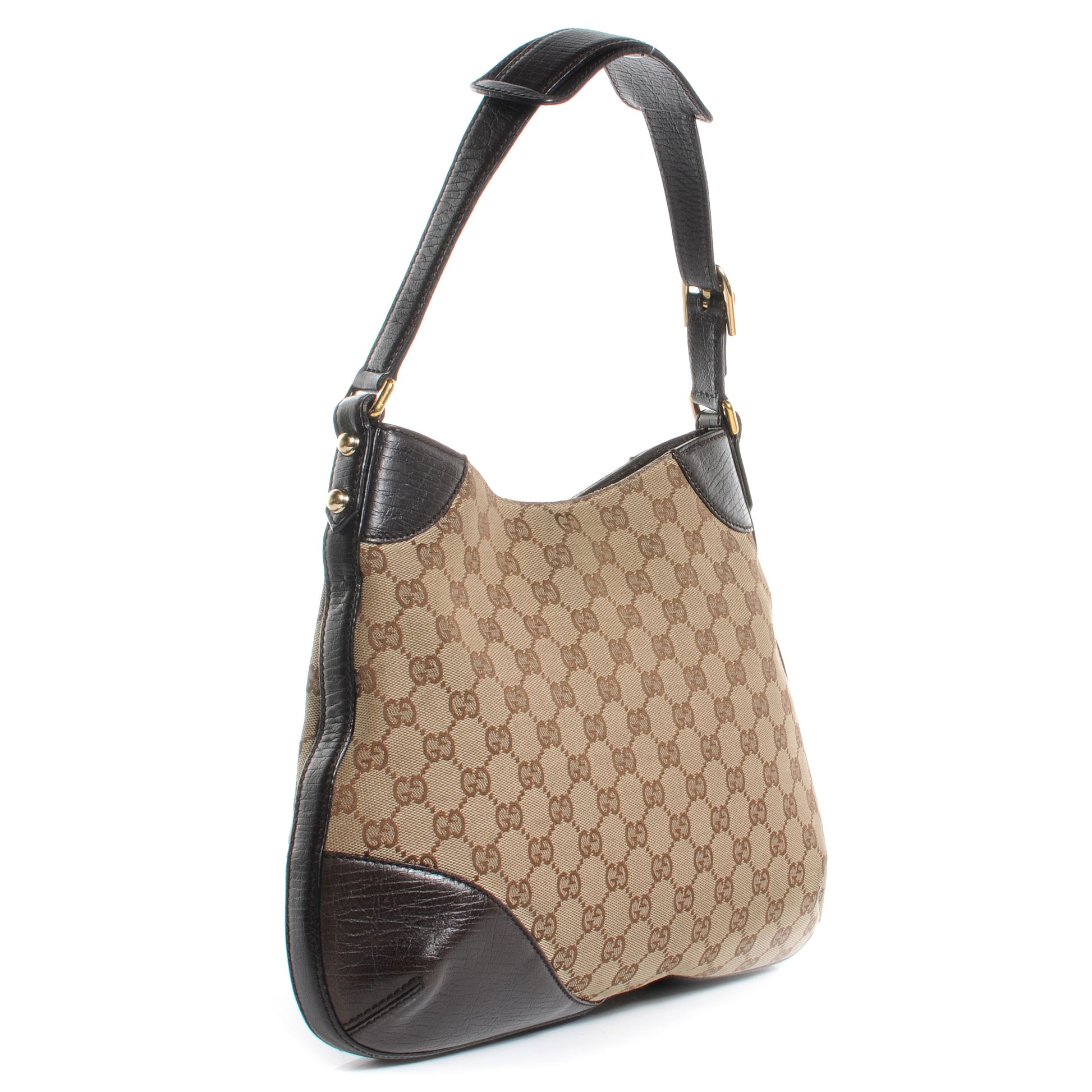 Gucci Monogram Hasler Shoulder Bag Ebony 3 of 7