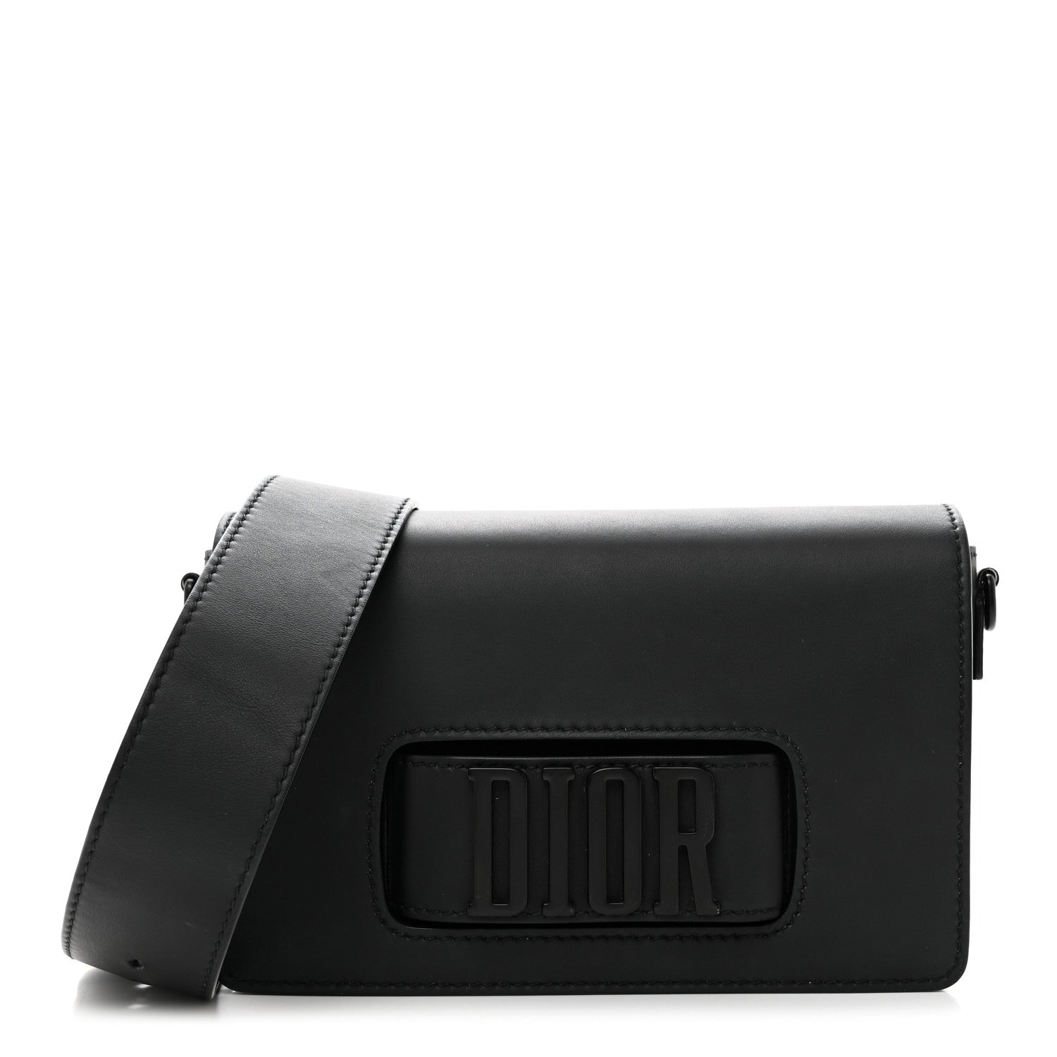 Christian Dior Ultra Matte Calfskin Dio(r)evolution Flap Bag Black 1 of 12