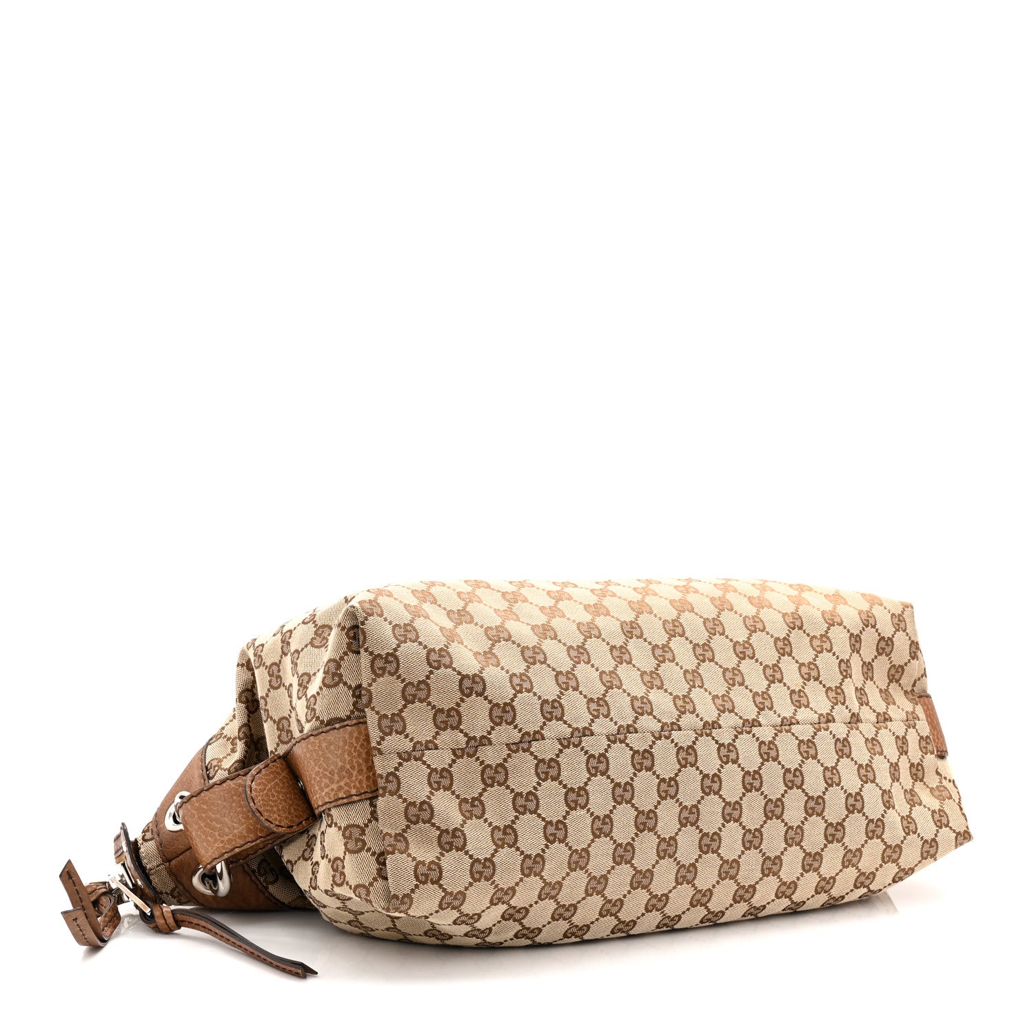 Gucci Monogram Bamboo Bar Medium Tote Brown 4 of 10