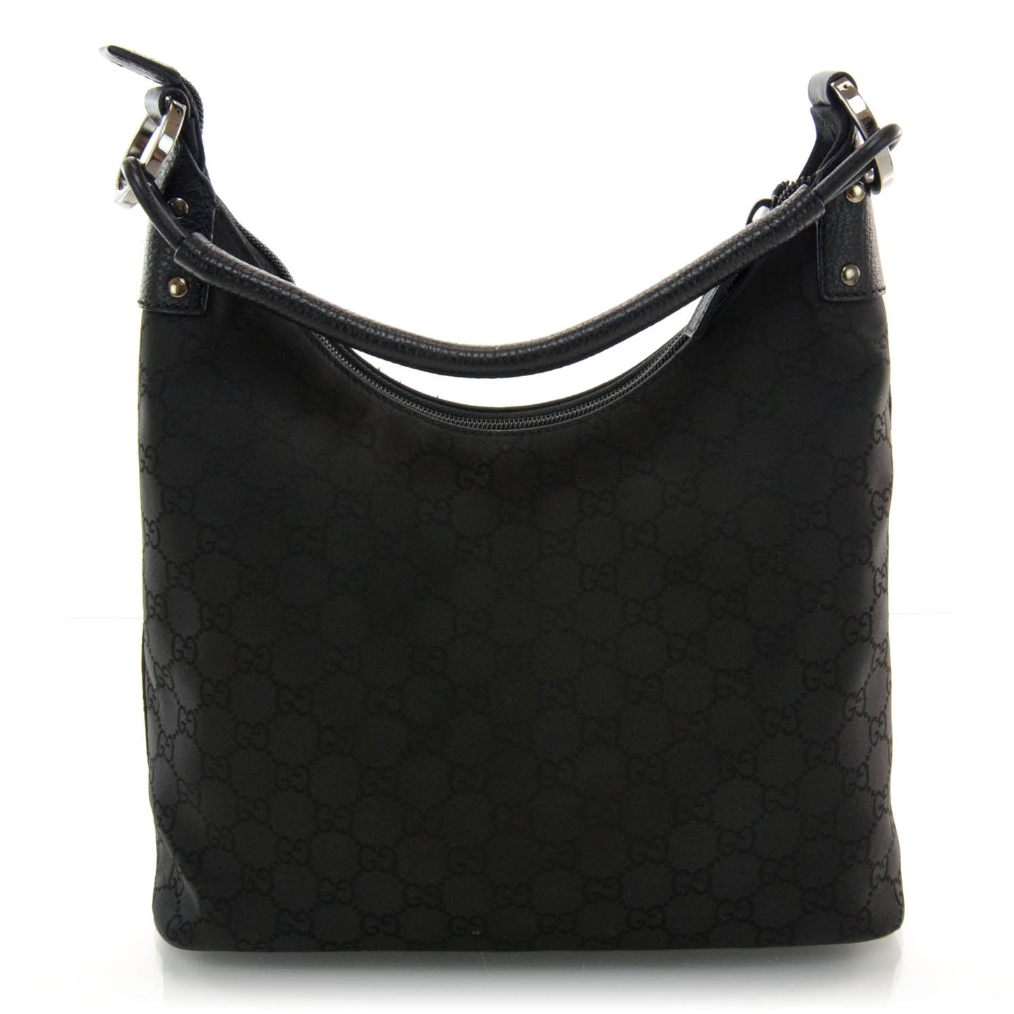 Nylon Monogram Small Hobo Black
