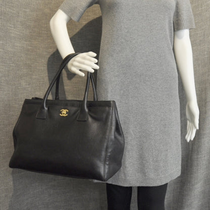 Chanel Caviar Cerf Shopper Tote Brown 3 of 13