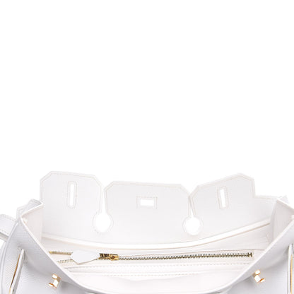 Hermes Epsom Birkin 30 Blanc White 9 of 35