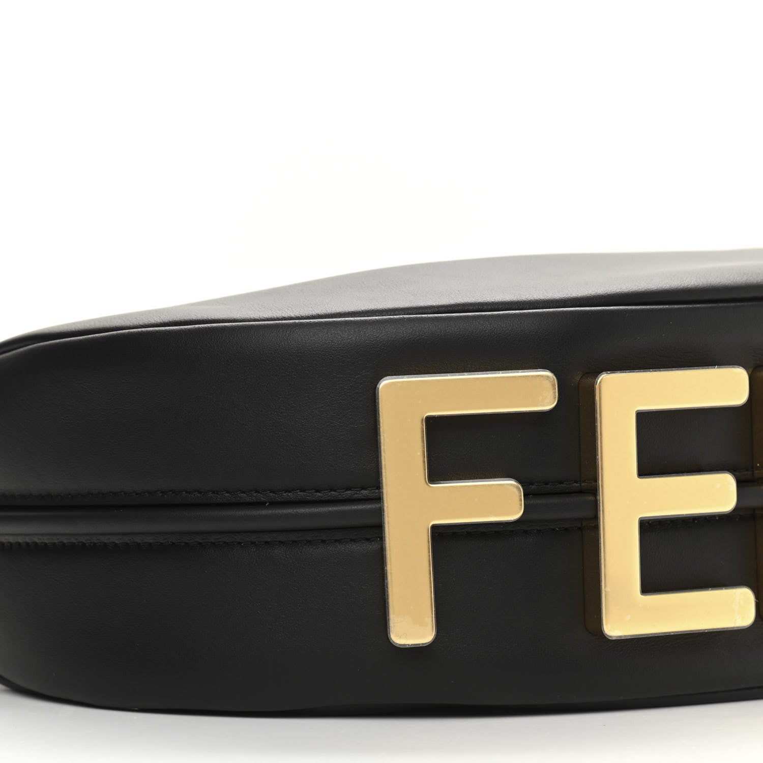 Fendi Vitello Grace Matte Small Fendigraphy Hobo Bag Black 4 of 9