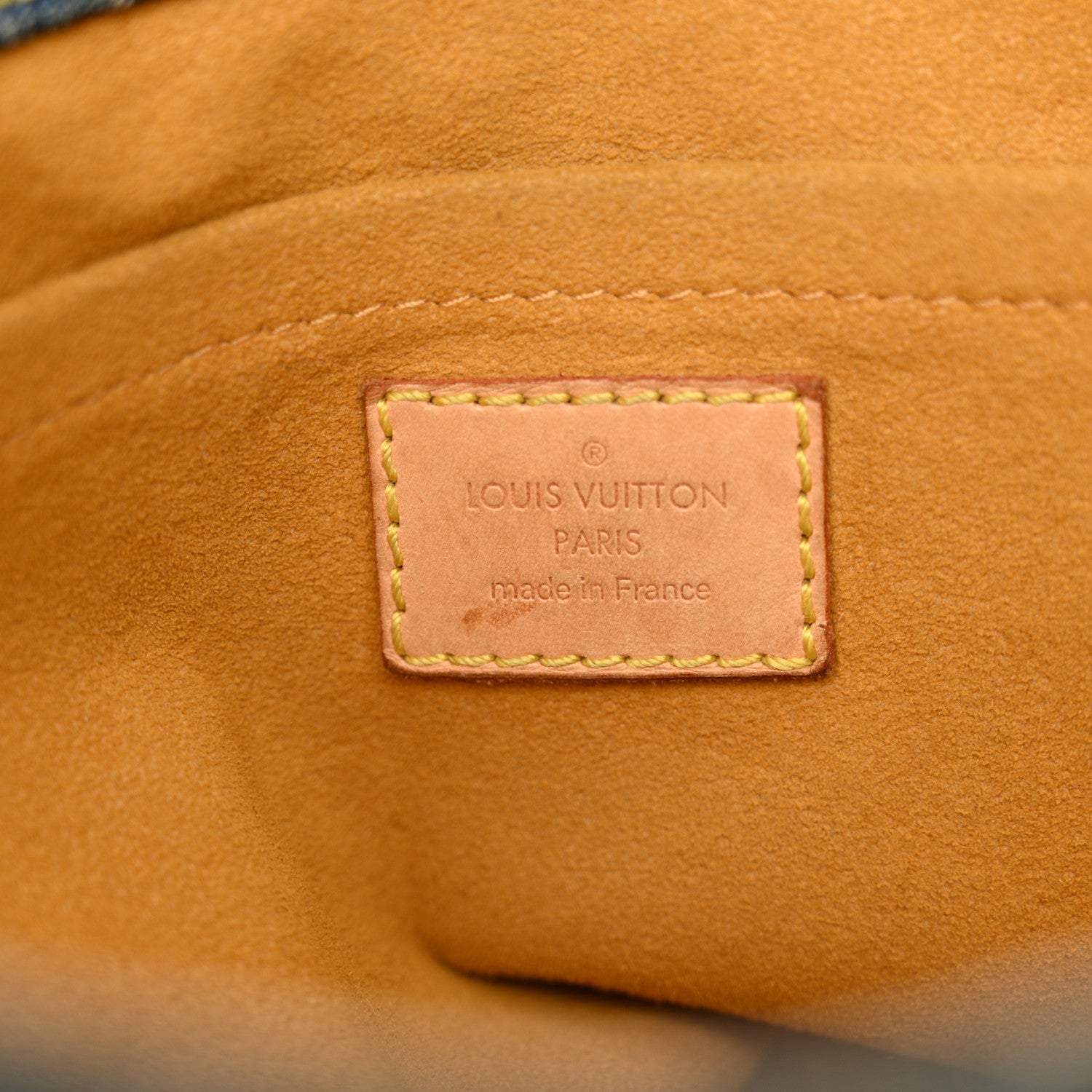 Louis Vuitton Monogram Denim Sac Plat Blue 6 of 16