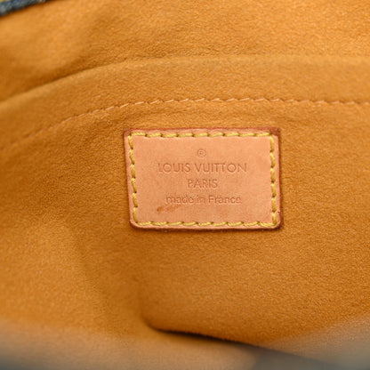 Louis Vuitton Monogram Denim Sac Plat Blue 6 of 16