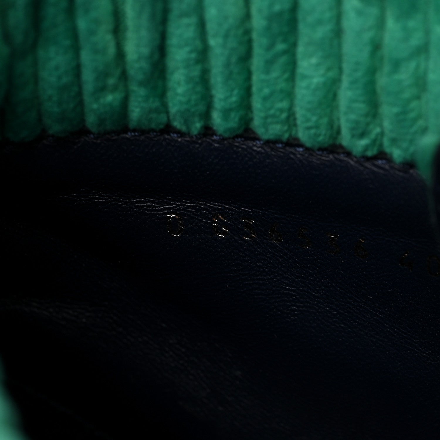 Chanel Suede Calfskin Velvet Quilted CC Combat Boots 40 Navy Green Black 6 of 8