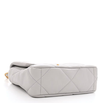 Chanel Lambskin Quilted Medium Chanel 19 Flap Grey 4 of 10