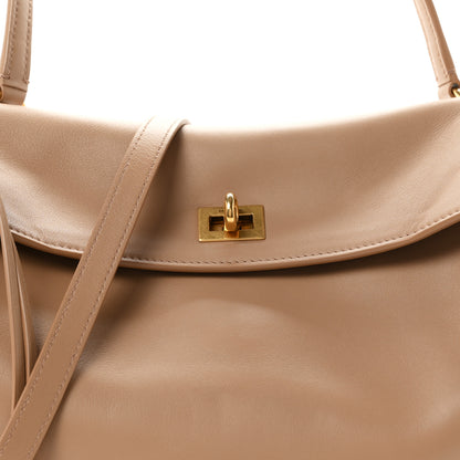 Balenciaga Smooth Calfskin Medium Rodeo Top Handle Handbag Latte 15 of 19