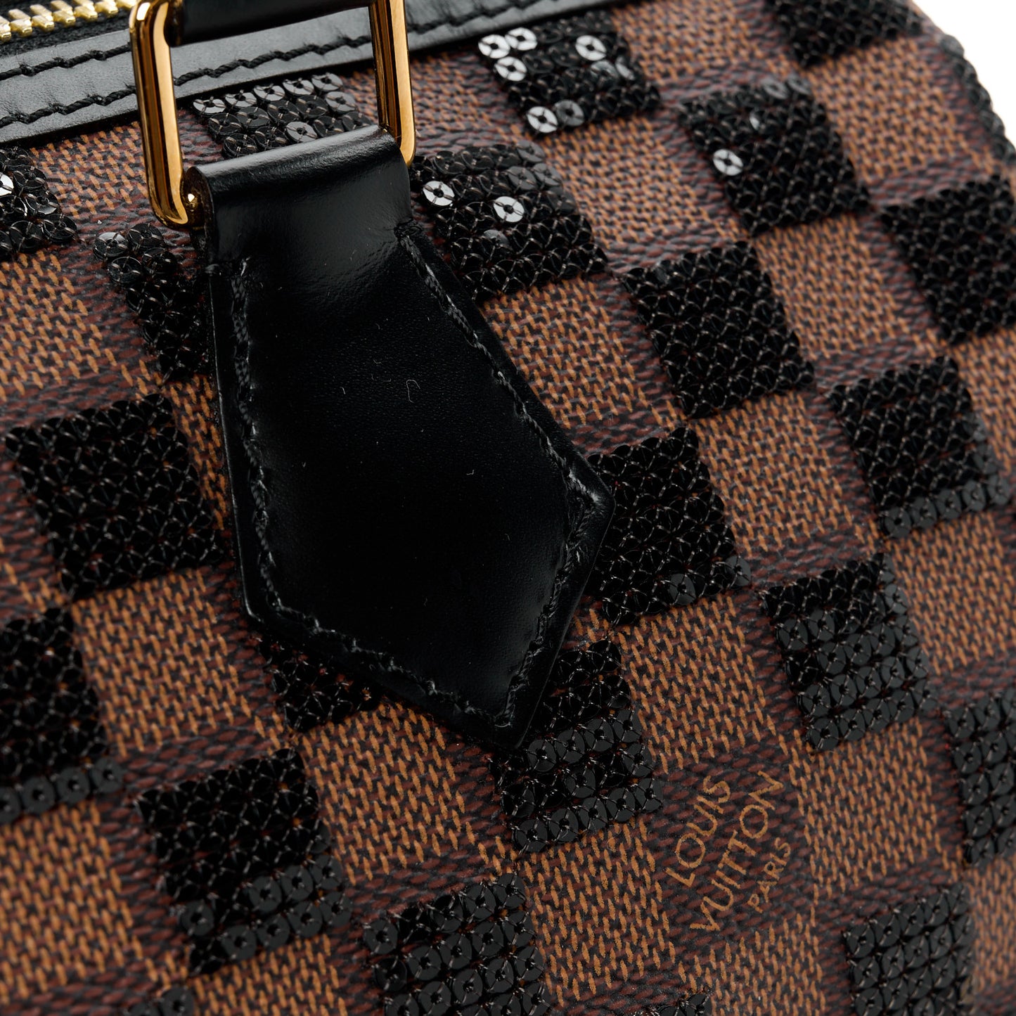 Damier Paillettes Speedy 30 Black