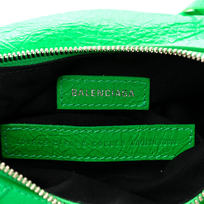 Balenciaga Agneau Arena Le Cagole Shoulder Bag XS Vivid Green 8 of 11